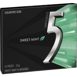 5 Gum Sweet Mint Wrigleys 10 X 32g
