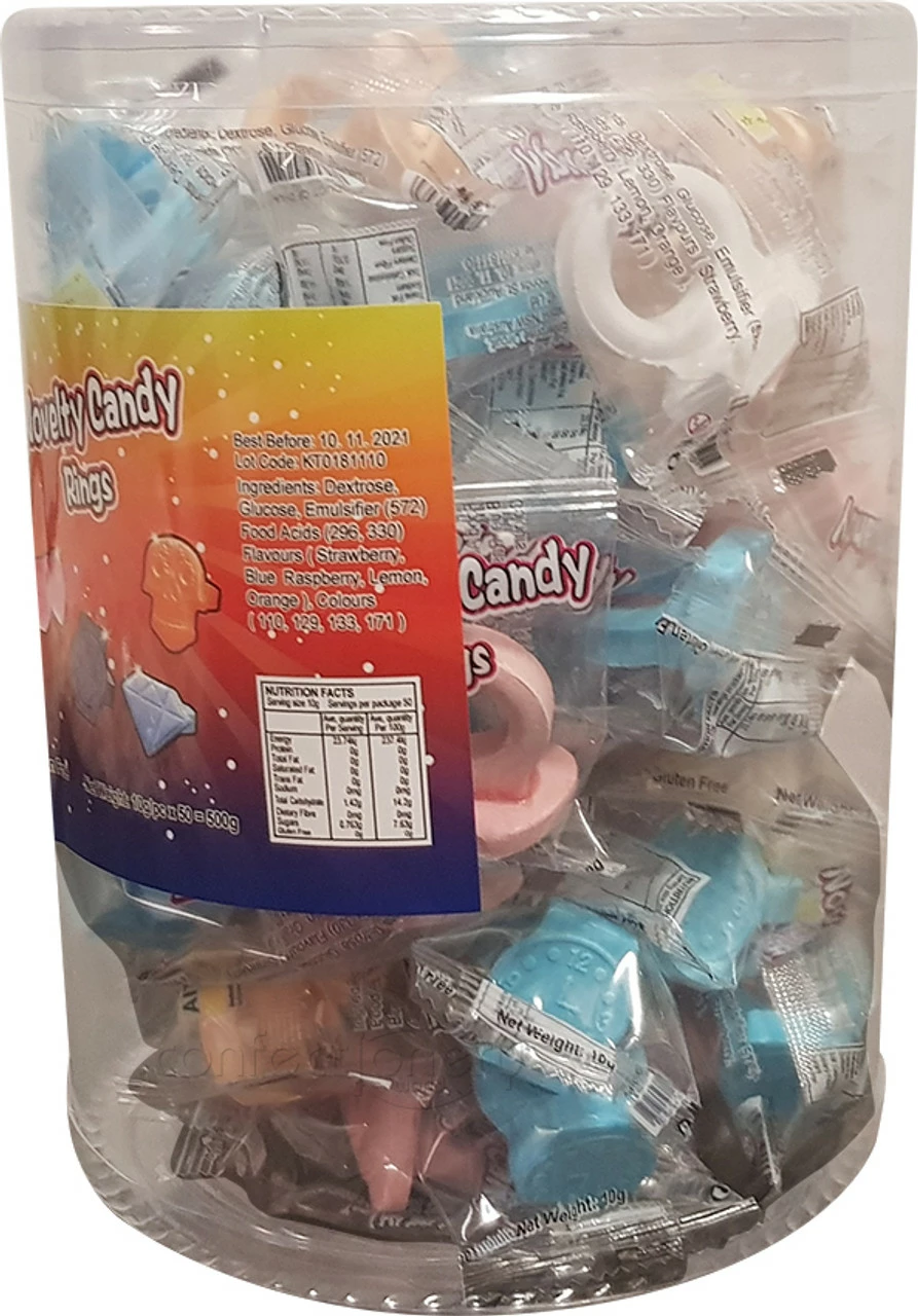 Novelty Candy Rings 3 Novelty Candy Rings