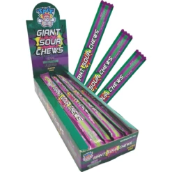 Giant Sour Chews Grape Watermelon TNT