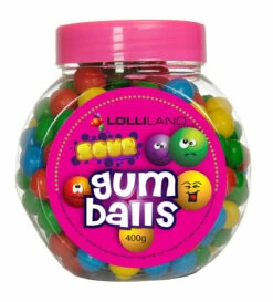 Mini Sour Gumball Jar 400g