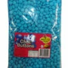 Choc Buttons Blue 1kg -CONFECTIONERY WORLD Shop blue button 43659.1703025053