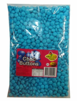 Choc Buttons Blue 1kg