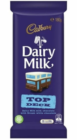 Cadbury Top Deck Block 180g -CONFECTIONERY WORLD Shop cadburyblocktopdeck 77884.1701814210