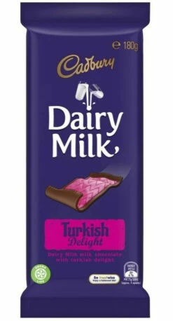 Cadbury Turkish Delight Block 180g -CONFECTIONERY WORLD Shop cadburyblockturkish 54207.1701814139