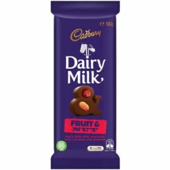 Cadbury Fruit And Nut Block 180g