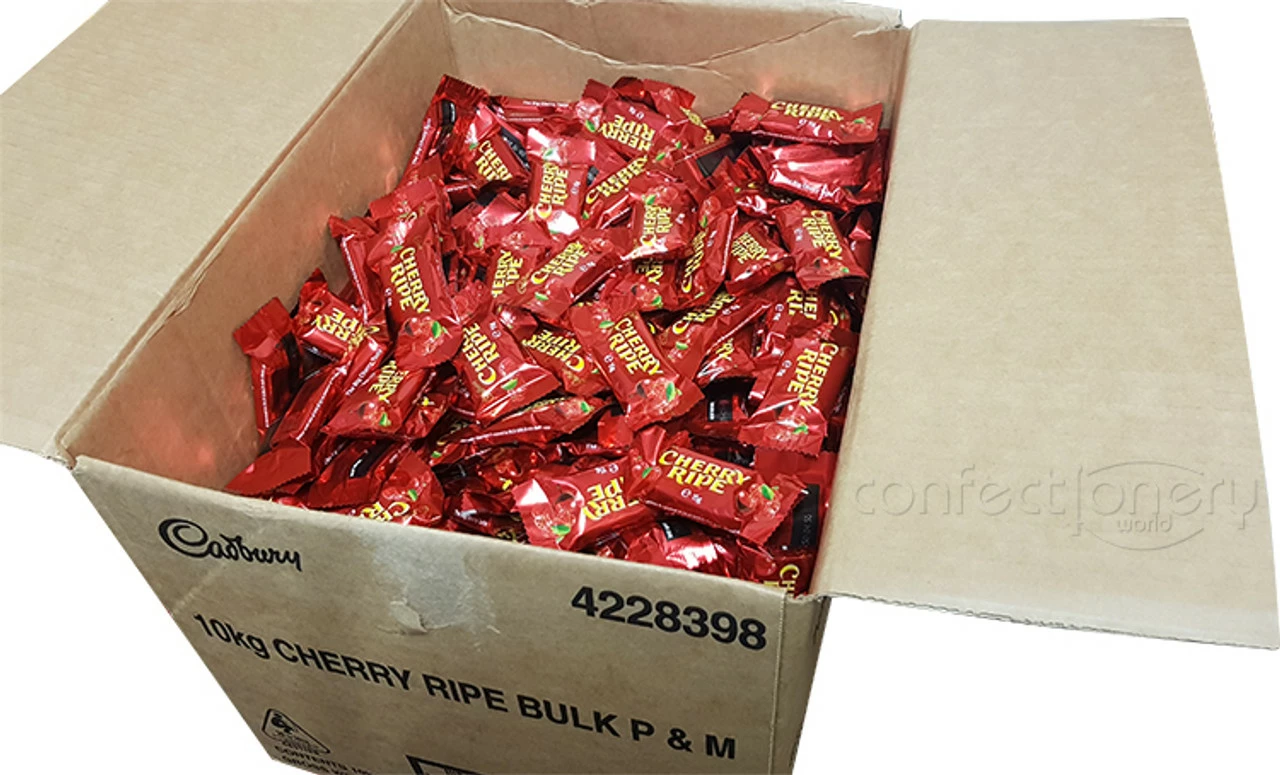 Cherry Ripe Cadbury Pieces 10kg Bulk Box 3 Cherry Ripe Cadbury Pieces 10kg Bulk Box