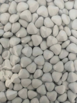 White Candy Coated Choc Heart 1kg BBS -CONFECTIONERY WORLD Shop choc heart white candy coated loose 80259.1716240949