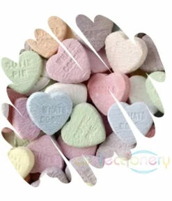 CONVERSATION HEARTS 400g -CONFECTIONERY WORLD Shop conversation heart loose frame 58143.1705469582