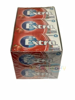 Wrigleys Extra Strawberry -CONFECTIONERY WORLD Shop extra strawberry top 1 67976.1664956467