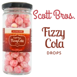 Fizzy Cola Drops Scott Bros 170g 9 Fizzy Cola Drops Scott Bros 170g -CONFECTIONERY WORLD Shop fizzy cola bottle 73206.1713070675