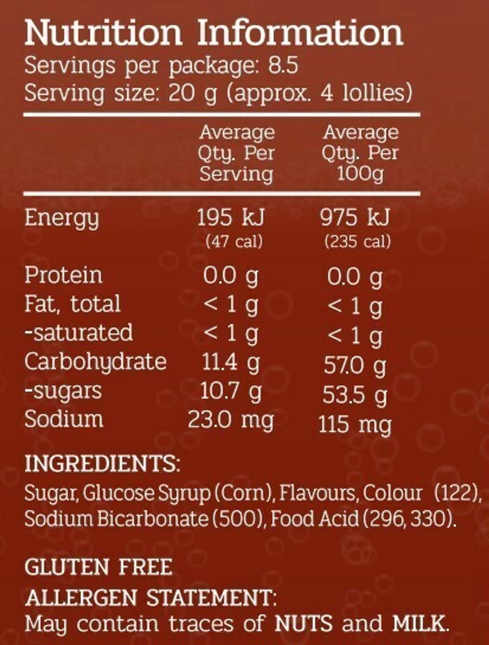 Fizzy Cola Drops Scott Bros 170g 5 Fizzy Cola Drops Scott Bros 170g - Image 3