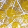 Small Flat Yellow Lollipops 1kg