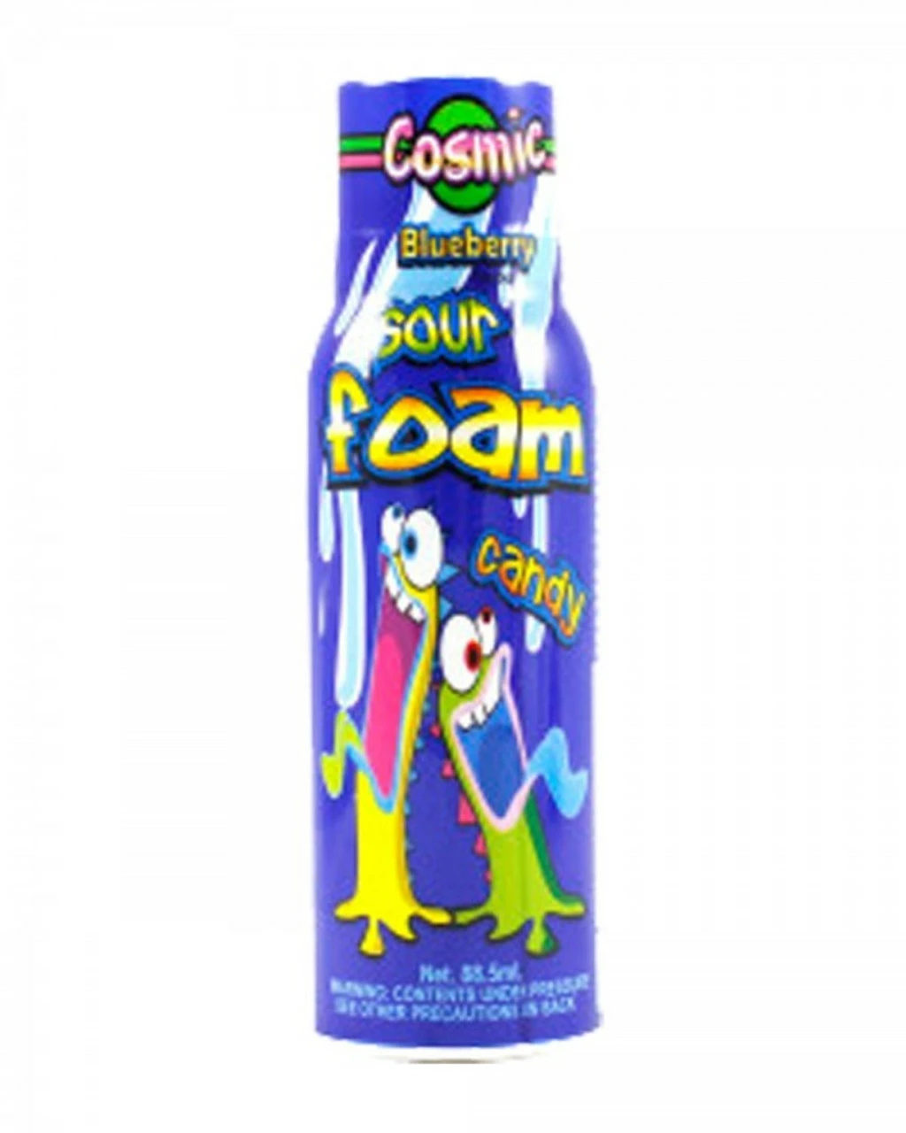 Sour Foam Candy Cosmic Blue Raspberry 3 Sour Foam Candy Cosmic Blue Raspberry