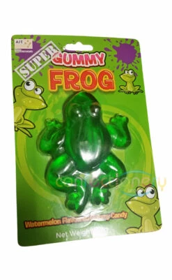 Super Gummy Frog 150g Green Single