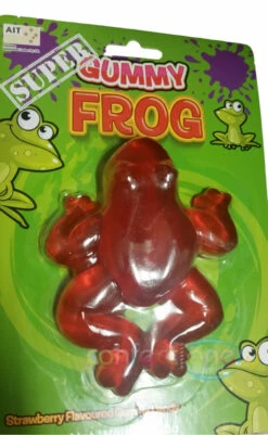 Super Gummy Frog 150g Red Single