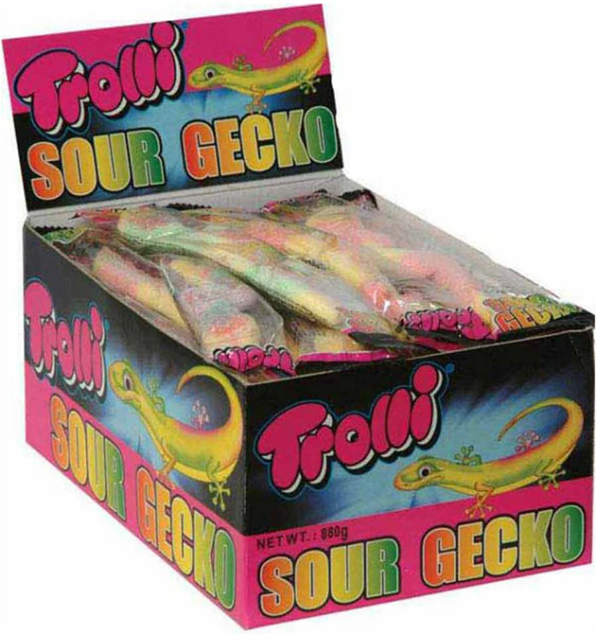 Trolli Sour Gecko 40pcs 3 Trolli Sour Gecko 40pcs