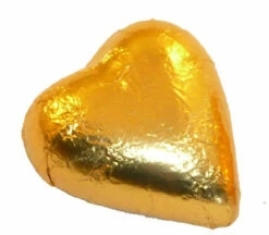 Gold Hearts Chocolate 1kg