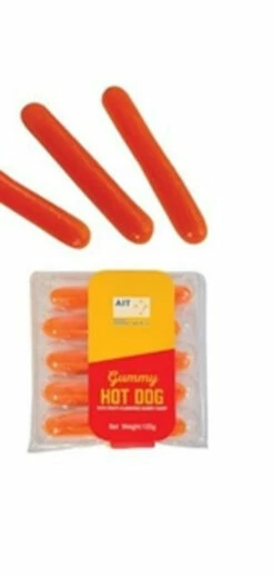 Gummy Hot Dog Frankfurts 125g Single Pack SALE SPECIAL