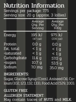 Humbugs Scott Bros 155g -CONFECTIONERY WORLD Shop humbugs ingredients 40855.1713074014