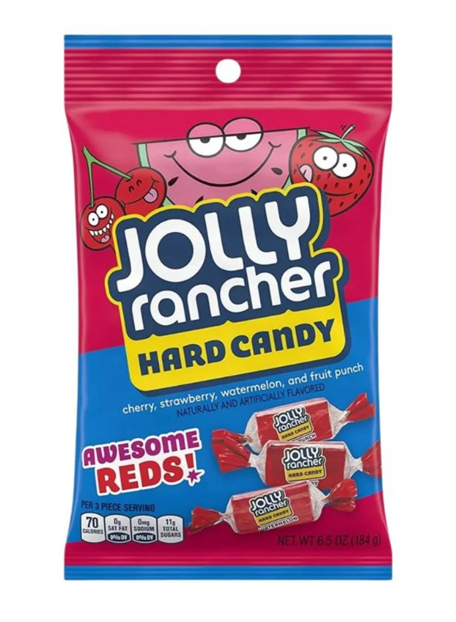 Jolly Rancher Original Hard Candy 198g Awesome Red 4 Jolly Rancher Original Hard Candy 198g Awesome Red - Image 2