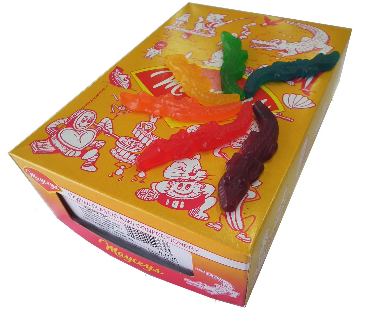 Mayceys Crocodiles 150pc 1.56kg Box NZ 4 Mayceys Crocodiles 150pc 1.56kg Box NZ - Image 2