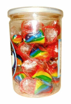 Mini Dummy Pops 24 Lollipops Rainbow