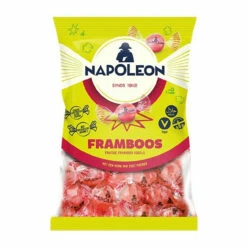Napoleon Framboos Frambozen Kogels Dutch Raspberry Balls 225g -CONFECTIONERY WORLD Shop napolean framboos 225g 70243.1690083762