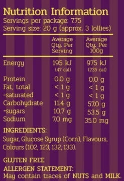 Passionfruit Rocks Scott Bros 155g
