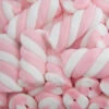 Twisted Marshmallow - Pink White 800g -CONFECTIONERY WORLD Shop pink twist marshmallows 1kg 66134.1707284572