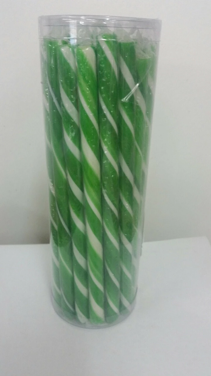 Green Candy Poles 3 Green Candy Poles