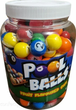 Pool Balls Gum Jar