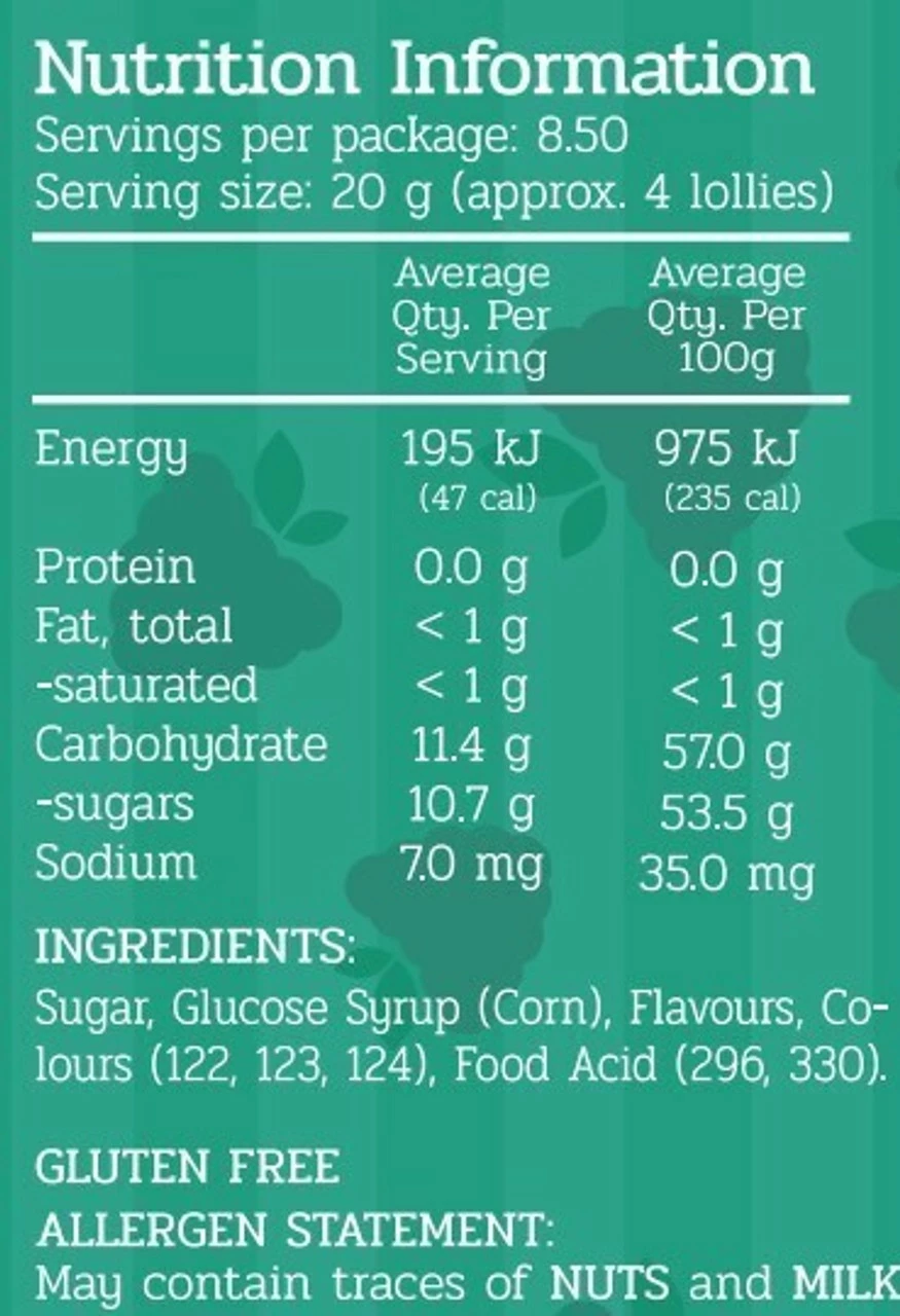 Raspberry Drops Scott Bros 170g 4 Raspberry Drops Scott Bros 170g - Image 2