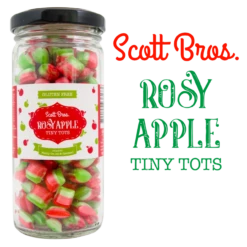 Rosy Apple Tiny Tots Scott Bros 160g -CONFECTIONERY WORLD Shop scottsrosytots 54075.1713133729