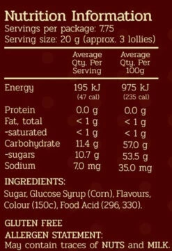 Sarsaparilla Rocks Scott Bros 155g