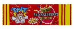 TNT Sour Shock Chew Bars Red Raspberry 80 X 9g -CONFECTIONERY WORLD Shop shock red raspberry tnt chew bar single 45720.1699944501