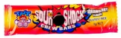 TNT Sour Shock Chew Bars Strawberry 80 X 9g -CONFECTIONERY WORLD Shop shock sour strawberry tnt chew bar 96035.1699944490