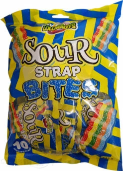 Sour Strap Bites X 10 Individual Bags