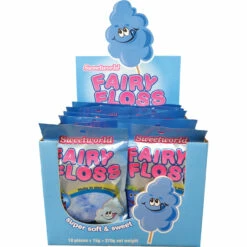 Sweetworld Fairy Floss 18 X 15g Blue