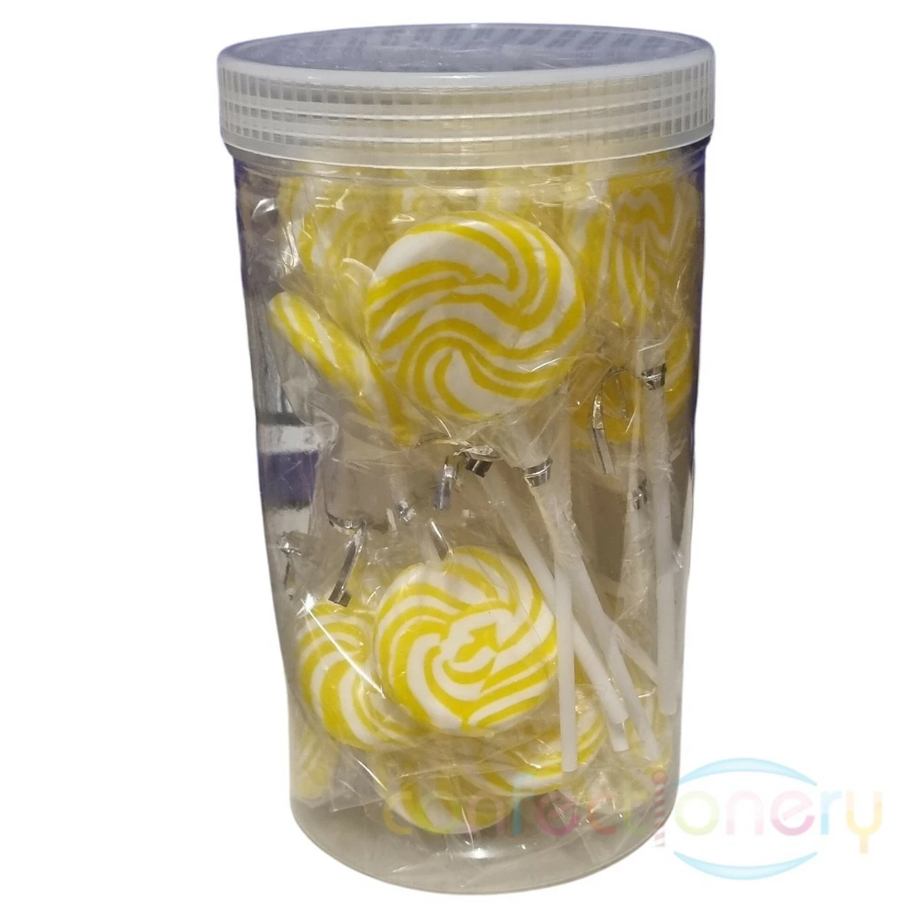 Swirl Pops 24 Lollipops Sweet Treats Yellow 3 Swirl Pops 24 Lollipops Sweet Treats Yellow