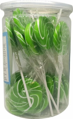 Swirly Pops 24 Lollipops Green