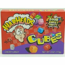 Warheads Chewy Cubes Theatre Box 113g