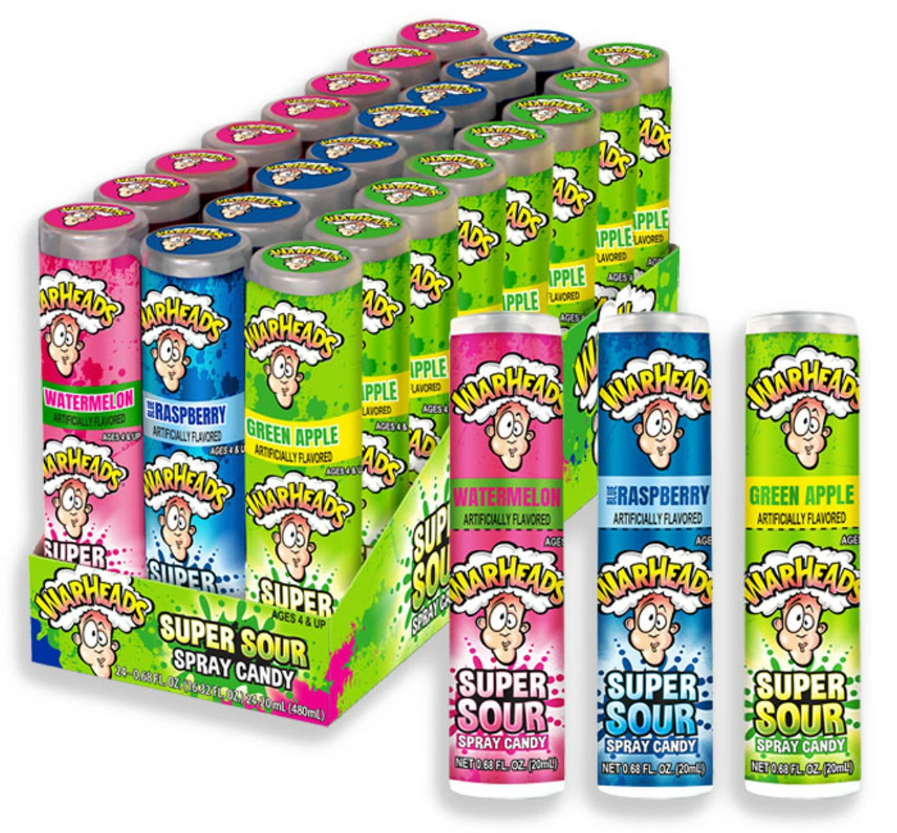 Warhead Super Sour Spray 24 X 20ml 4 Warhead Super Sour Spray 24 X 20ml - Image 2