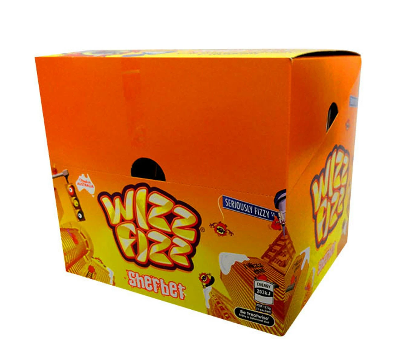 Wizz Fizz Original 50 X 12.5g Sherbet Sachets 5 Wizz Fizz Original 50 X 12.5g Sherbet Sachets - Image 3