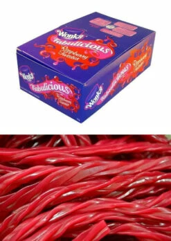 Wonka Fabulicious Raspberry Twister RJ's6 X 1kg BOX 6 Wonka Fabulicious Raspberry Twister RJ's6 X 1kg BOX -CONFECTIONERY WORLD Shop wonka raspberry twister mixed 30639.1665367791