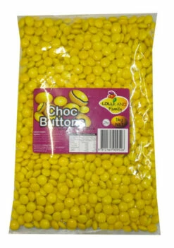 Choc Buttons Yellow 1kg