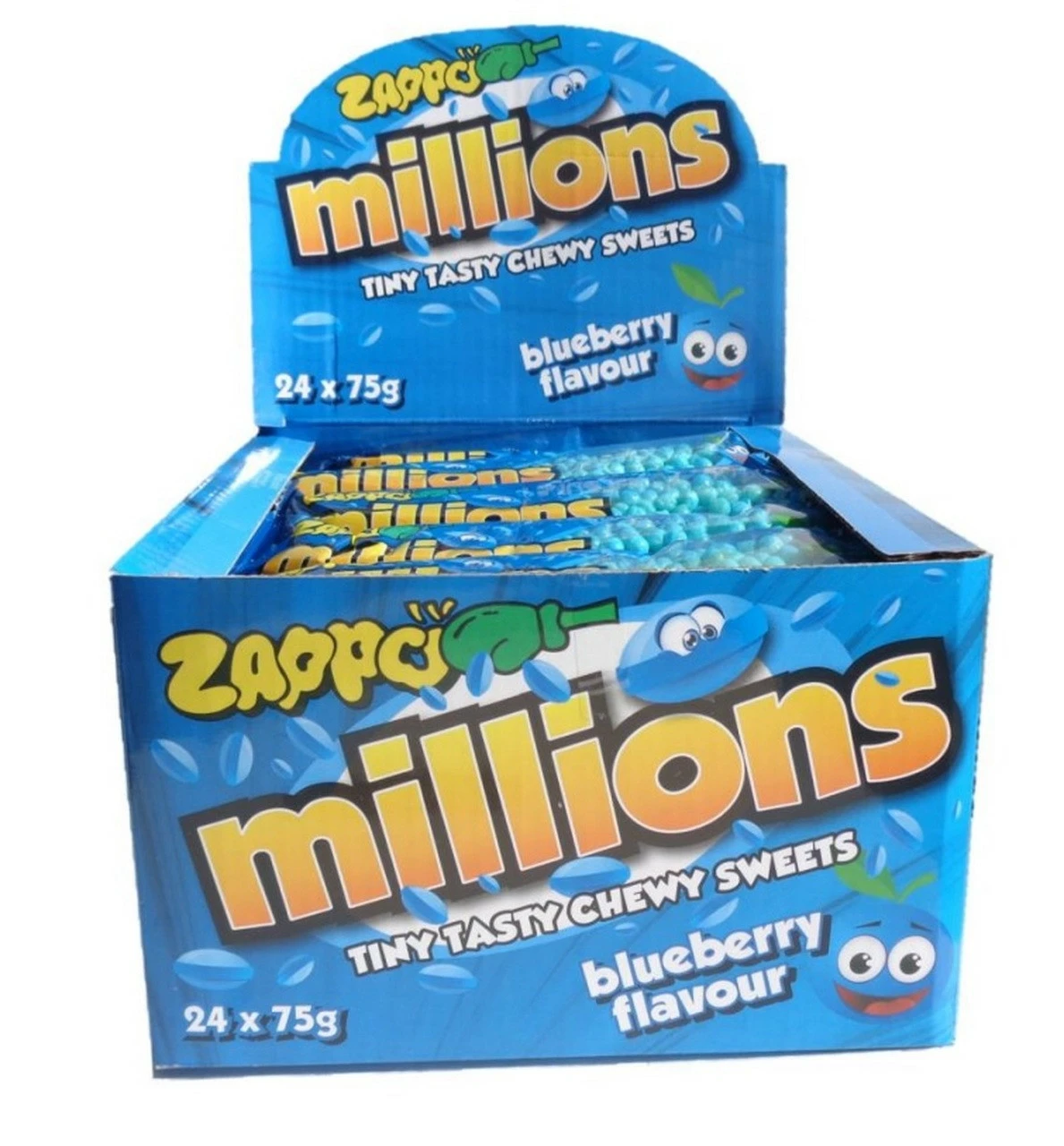 Zappo Millions Blueberry 24 X 75g 4 Zappo Millions Blueberry 24 X 75g - Image 2