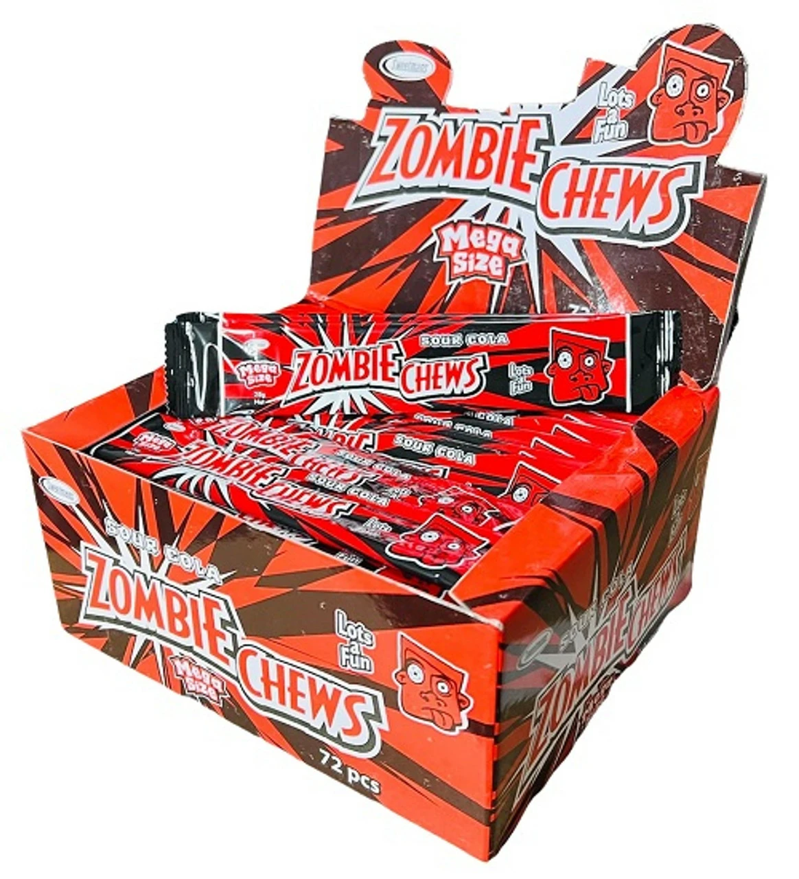 Zombie Chews Sour Cola 72 Pieces 3 Zombie Chews Sour Cola 72 Pieces